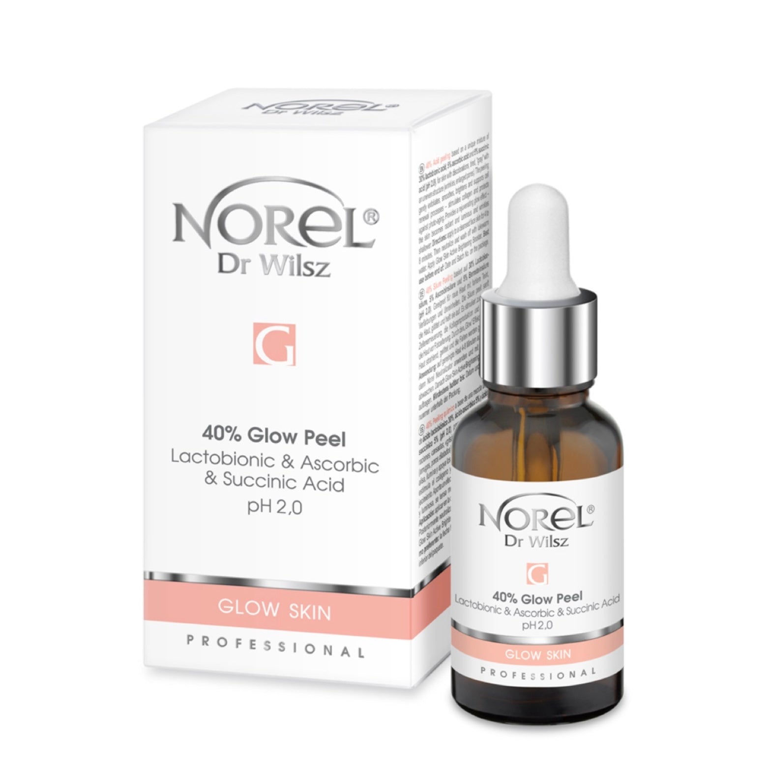 Norel - Glow Skin - 40% Glow Peel Lactobionic & Ascorbic & Succinic Acid pH 2,0 (Professional)
