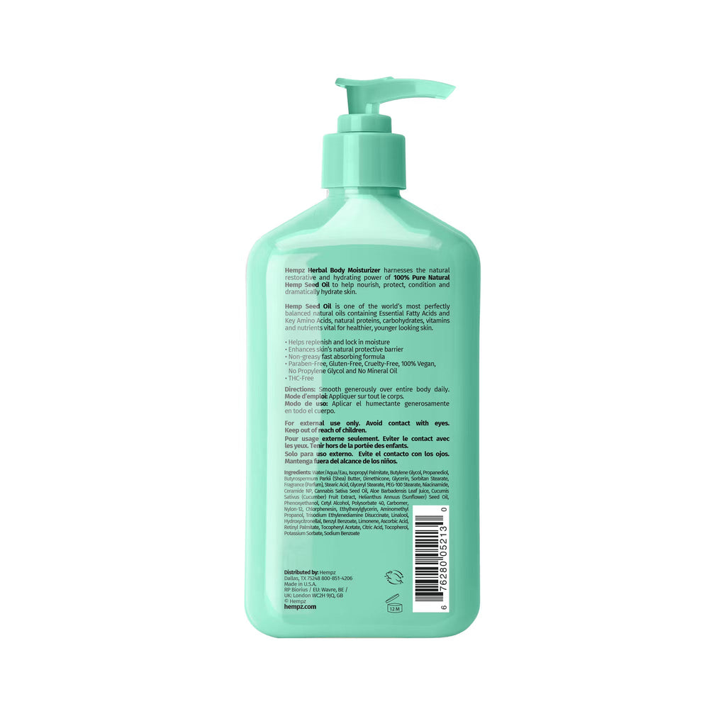 Hempz - Cucumber & Aloe Herbal Body Moisturizer