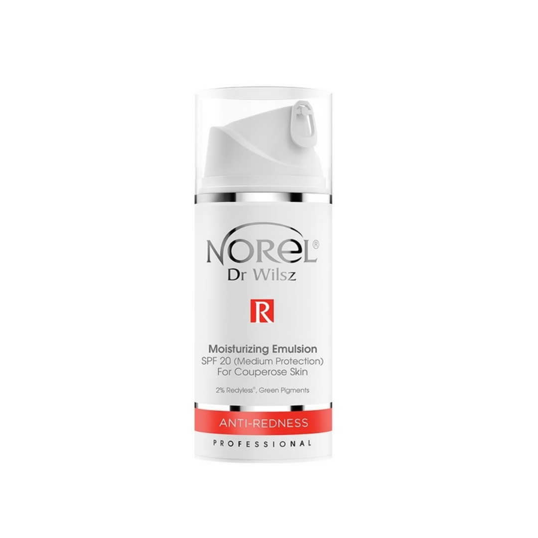 Norel - Anti Rednesss - Moisturizing Emulsion for Couperose Skin SPF 20 (Professional)