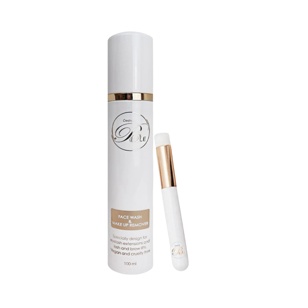 Lash schampoo & Face Wash Med Kiselalg + Borste